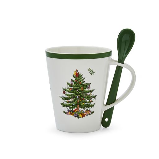 Christmas Tree Mug & Spoon Set image number null